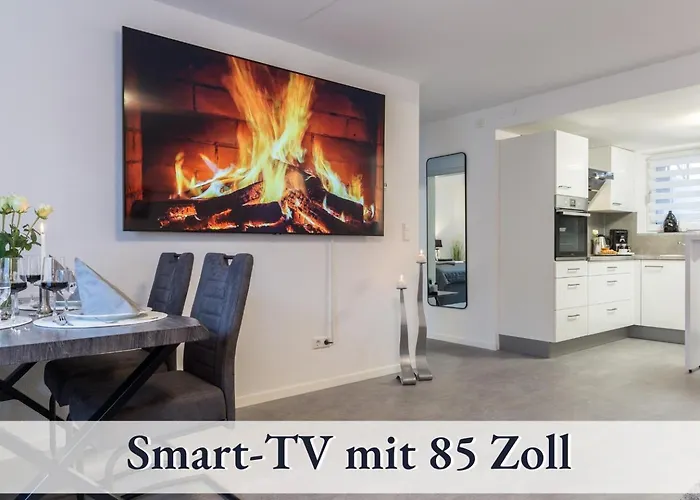 Relaxapartment 15 Massagesessel Smarttv Kueche Lägenhet *